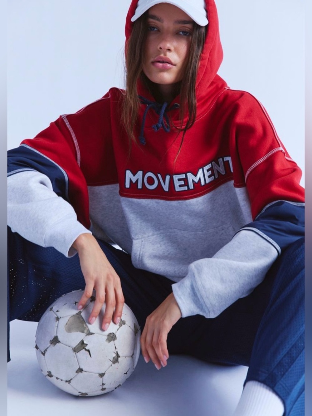 ~ Free People Movement ~  Final Call Colorblock Logo Hoodie ~ XS ~ NWT ~ - Picture 10 of 14
